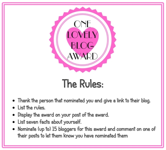 one-lovely-blog-award-rules